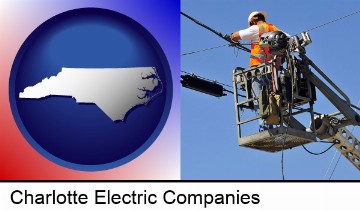 an electric company worker in Charlotte, NC