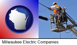 Milwaukee, Wisconsin - an electric company worker